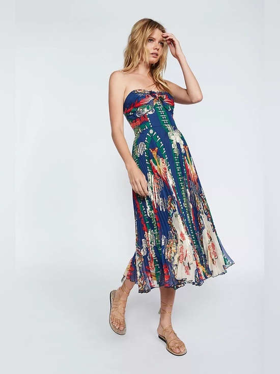 Anna Sui Dresses & Skirts - NWT Anthropologie Anna Sui strapless midi dress, 4